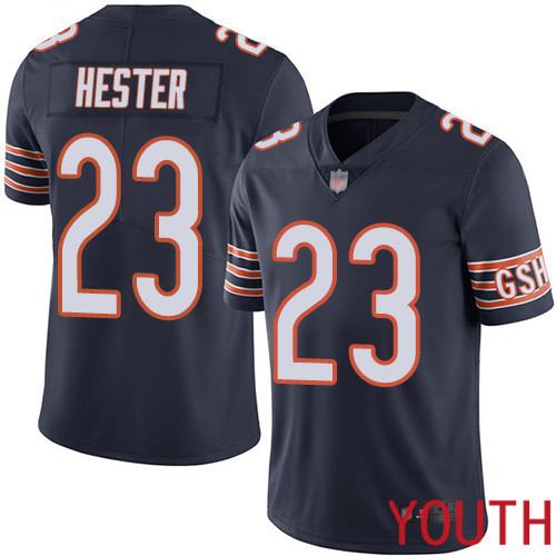 Chicago Bears Limited Navy Blue Youth Devin Hester Home Jersey NFL Football #23 Vapor Untouchable->youth nfl jersey->Youth Jersey